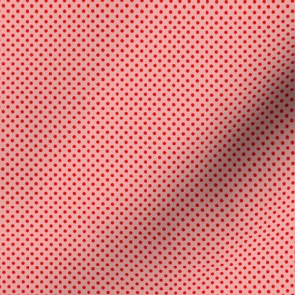 Red Spots on Rose 1/4 Inch Spacing Decor Collection Decor Collection dot pattern fabric design