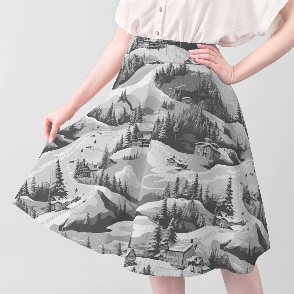 Small Montana Winter Cabins Montana with Evergreens in Grey Interior Collection Home Styling Collection montana evergreens fabric