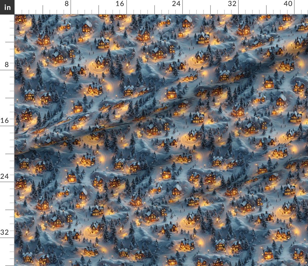 Night Before Christmas - Winters Whisper Home Styling Collection Decor Collection christmas fabric