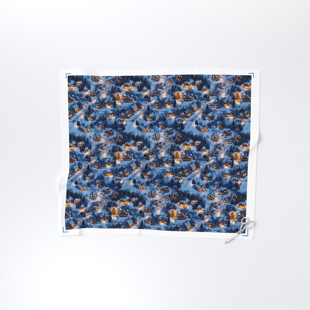 Snowy Twilight - Night Before Christmas Home Decor Collection Home Decor Collection charm fabric