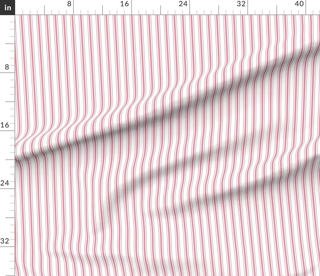 Small Vertical Nantucket Red Mattress Ticking Stripes on White Decor Collection Design Collection brittany reds fabric