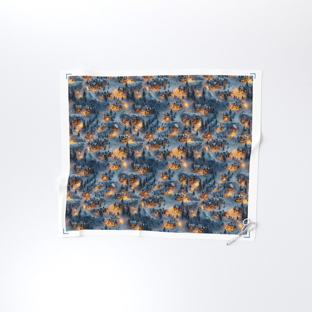 Night Before Christmas - Winters Whisper Home Styling Collection Decor Collection escape fabric