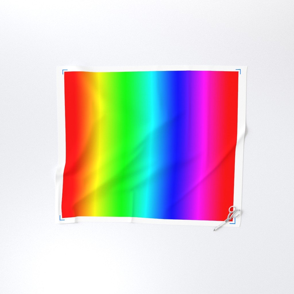 Bright Neon Rainbow Ombre Shade Design Collection Home Decor Collection rainbow ombre fabric