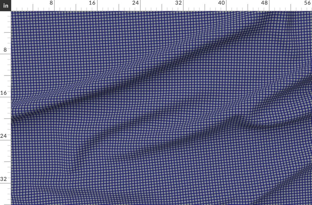 Modern Navy and Sage Green 1/2 Inch Grid Fabric design