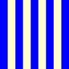 Classic Blue and Cream White 2 Inch Vertical Stripes
