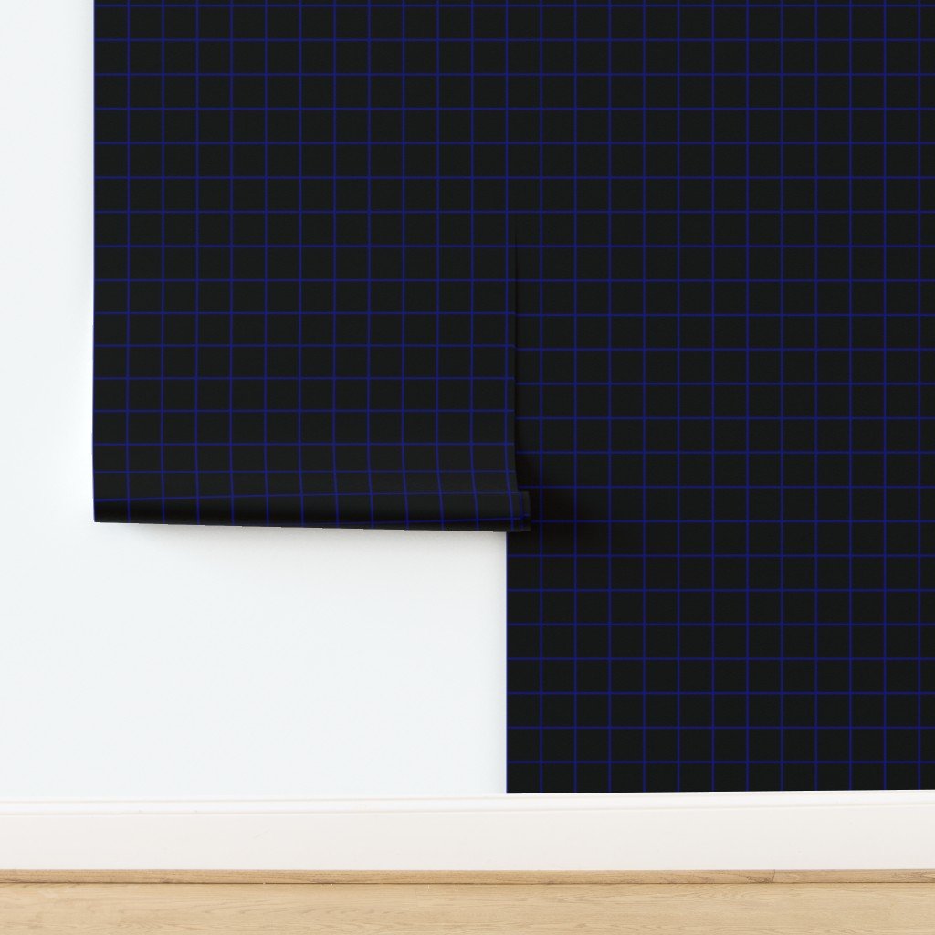 Navy and Black 2 Inch Grid Home Styling Collection design
