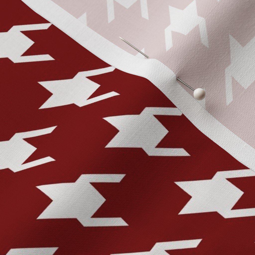 Large Dark Christmas Candy Apple Red Houndstooth Check Home Styling Collection Home Decor Collection candy apple fabric