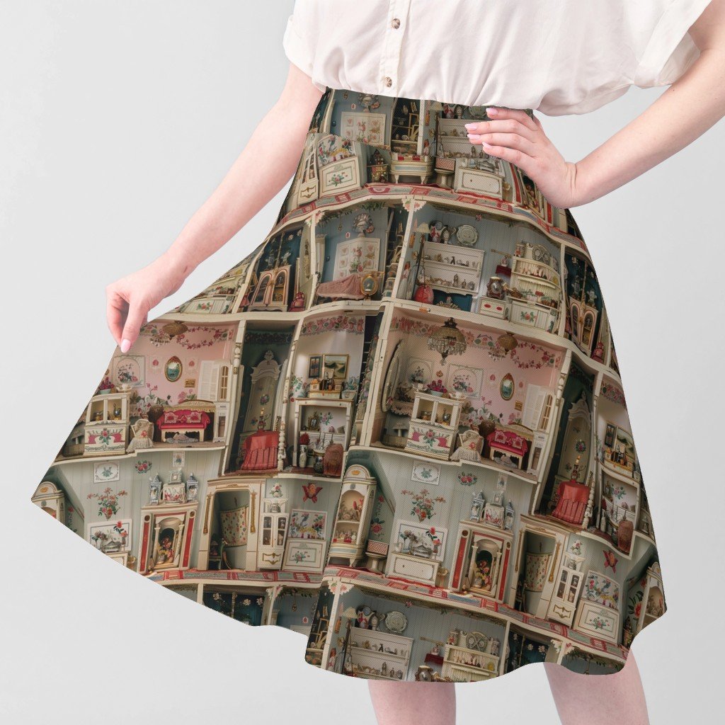 Quaint and Charming Dollshouse Rooms with Ditsy Decor 2 Home Styling Collection Interior Collection dollhouse decor fabric