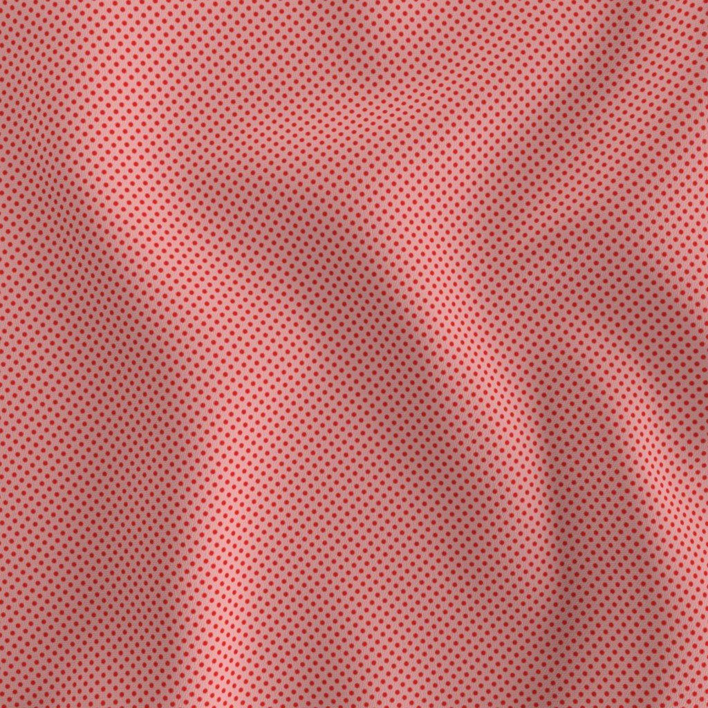 Red Spots on Rose 1/4 Inch Spacing Decor Collection Decor Collection red on rose fabric