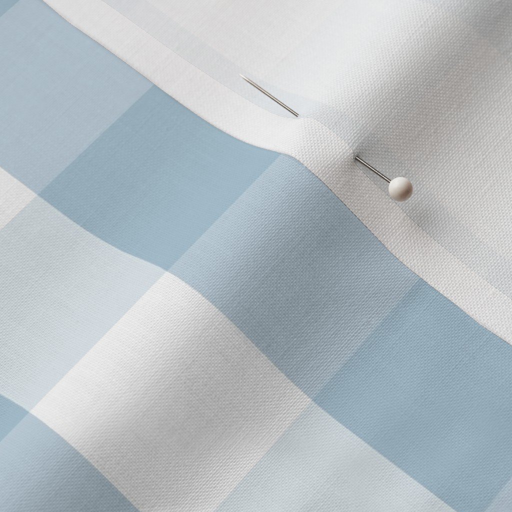 Sky Blue and White French Provincial Winter Gingham Check Home Styling Collection Interior Collection french gingham fabric