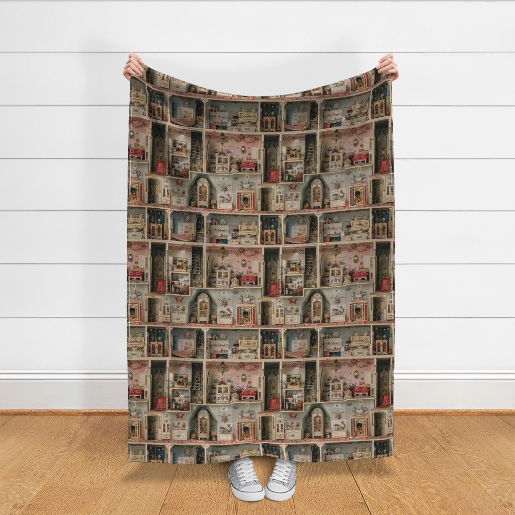 Quaint and Charming Dollshouse Rooms with Ditsy Decor 2 Home Styling Collection Interior Collection dolls house fabric