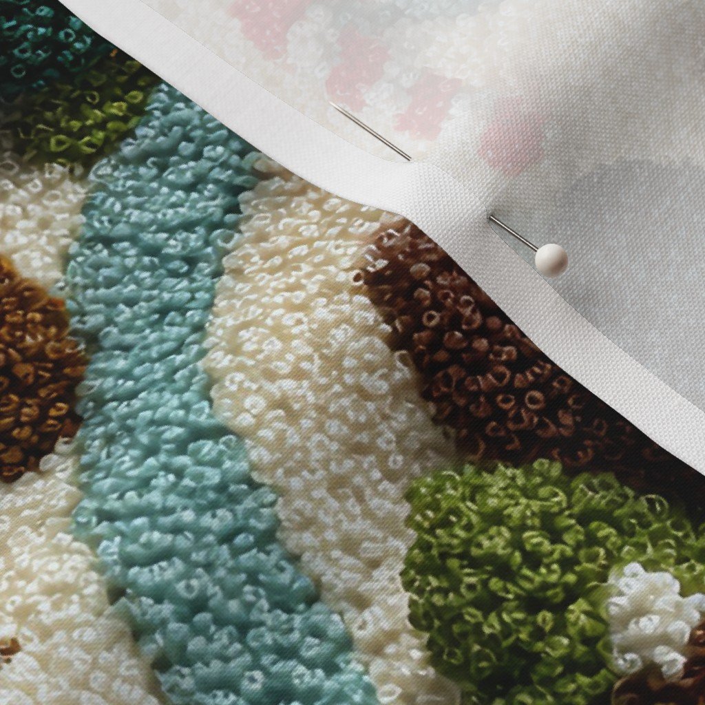 Gingerbread Crocheted Christmas Candy Land Village Home Decor Collection Interior Collection cozy fabric