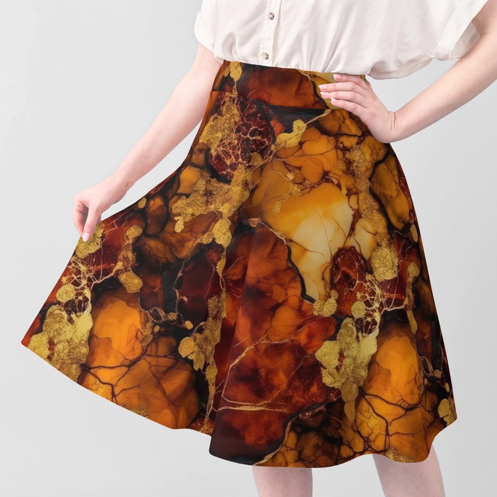 Amber and Gold Alcohol Ink 4 Interior Collection Home Styling Collection inky swirls fabric