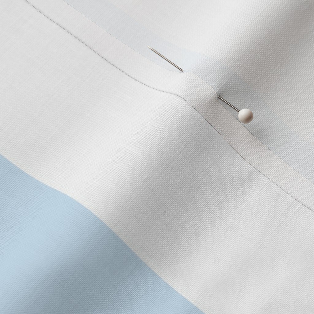 Merry Bright Pastel Blue and White Vertical 3 inch Big Top Circus Stripe Design Collection Decor Collection blue white stripes fabric