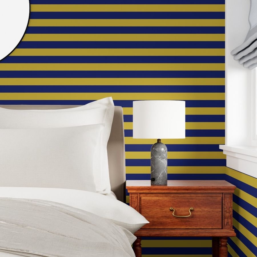 Arizona State Blue and Old Gold Horizontal Stripes Wallpaper arizona gold wallpaper