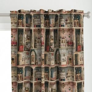 Quaint and Charming Dollshouse Rooms with Ditsy Decor 2 Home Styling Collection Interior Collection doll rooms curtain design
