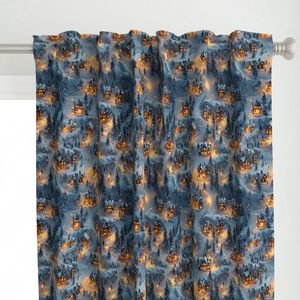 Night Before Christmas - Winters Whisper Home Styling Collection Decor Collection escape curtain design