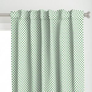 Green Spots on White 1 Inch Spacing Design Collection Home Decor Collection circle pattern curtain design