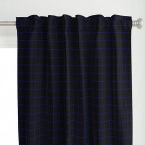 Navy and Black 2 Inch Grid Home Styling Collection Home Styling Collection 2 inch grid curtain design