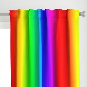 Bright Neon Rainbow Ombre Shade Design Collection Home Decor Collection rainbow ombre curtain design