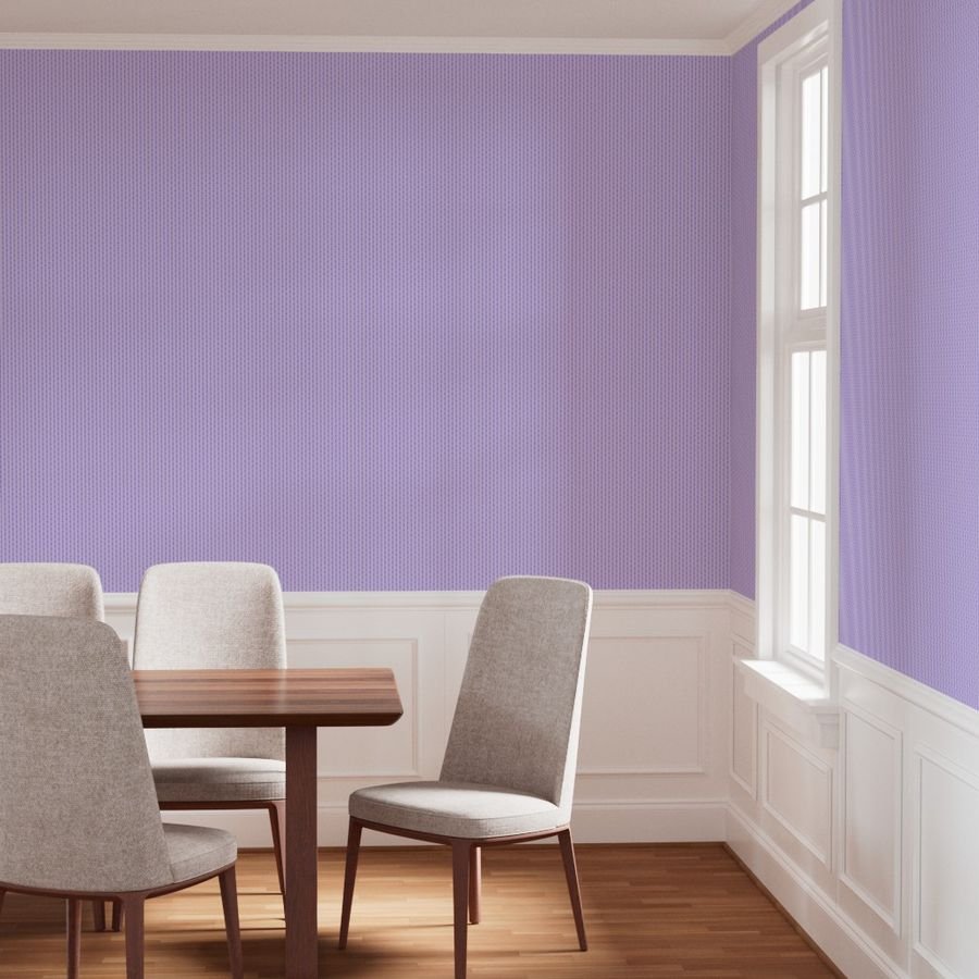 Puckered Seersucker-look Pin Stripes in Shades of Lilac Wallpaper puckered stripes wallpaper