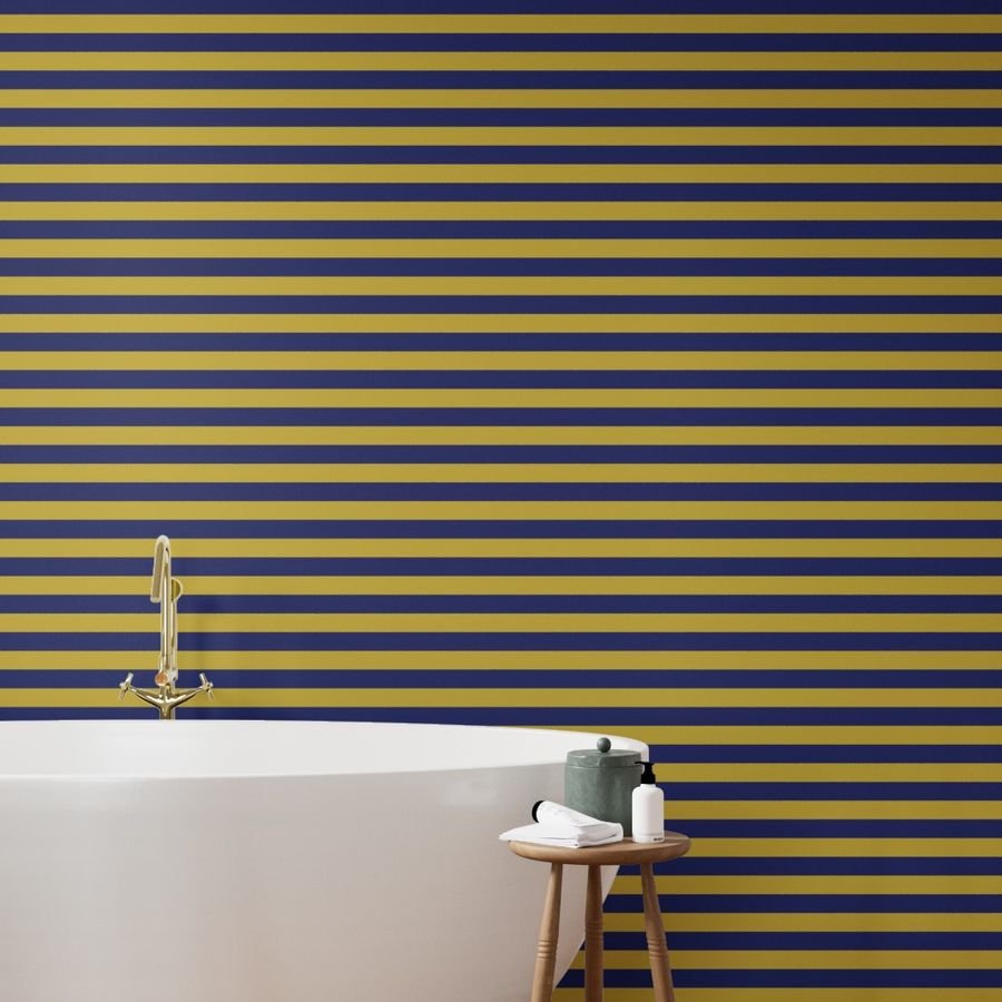 Arizona State Blue and Old Gold Horizontal Stripes Wallpaper arizona old gold wallpaper