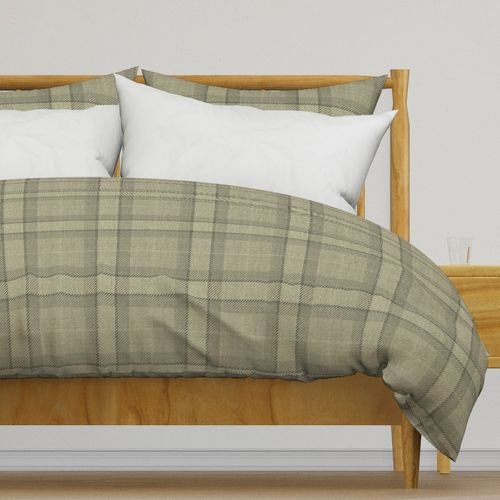 Yellow Gold Vintage Christmas Tartan Plaid Decor Collection Home Styling Collection gold tartan duvet cover design
