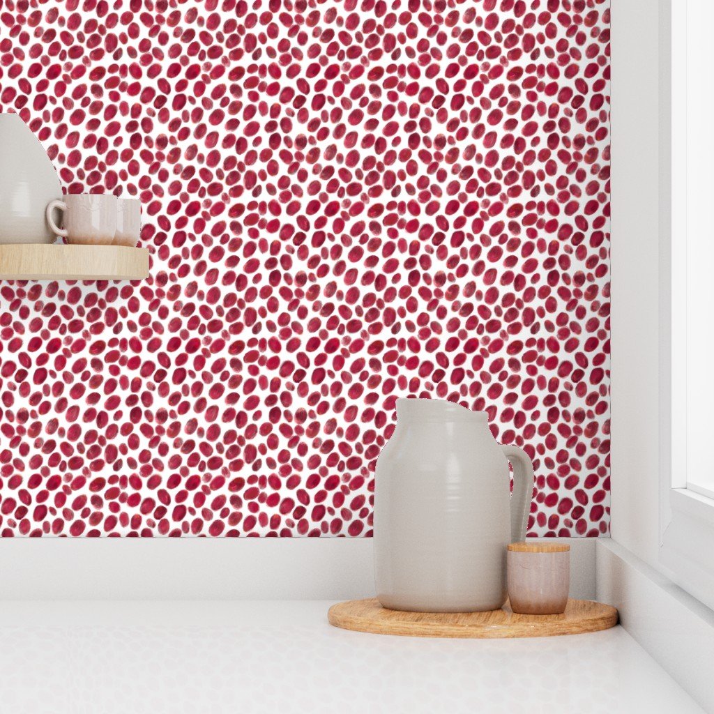 Cranberries on White Wallpaper berries wallpaper