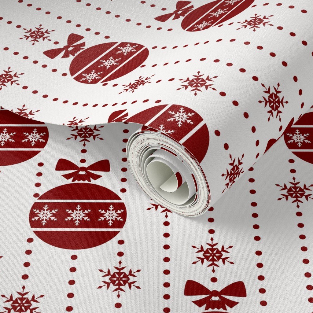 Large Dark Christmas Christmas Candy Apple Red Ball Ornaments Wallpaper christmas ornaments wallpaper
