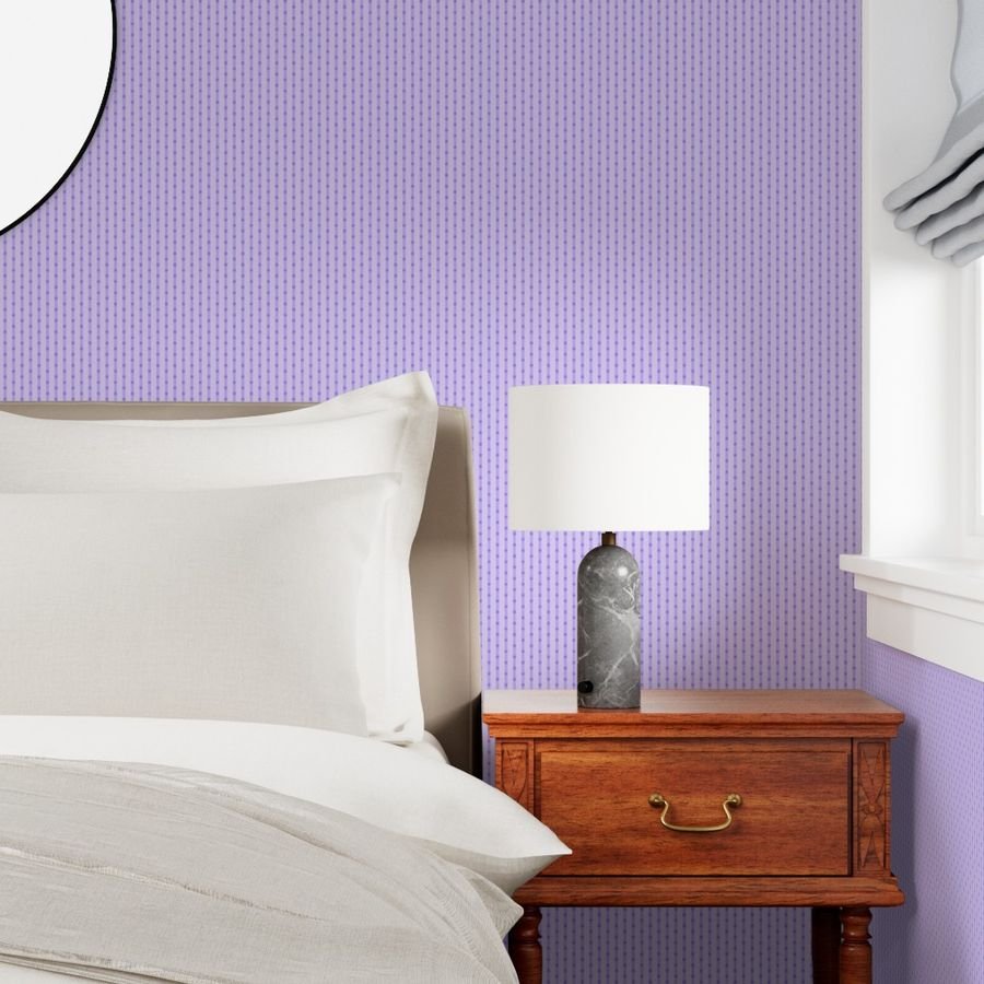 Puckered Seersucker-look Pin Stripes in Shades of Lilac Wallpaper sailor stripes wallpaper