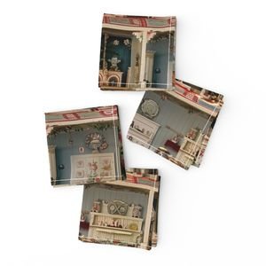 Quaint and Charming Dollshouse Rooms with Ditsy Decor 2 Home Styling Collection Interior Collection dolls house napkins design