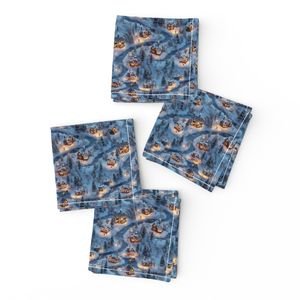 Small Scale Evening Glow - Night Before Christmas Interior Collection Decor Collection beauty napkins design