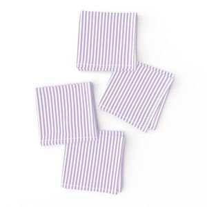 Wisteria Pinstripe in an English Country Garden Design Collection Decor Collection soft purple napkins design