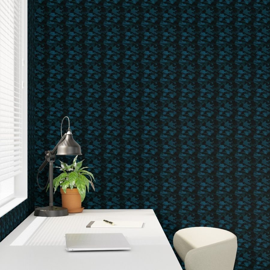 Small Navy Blue Naval Marine Camo Camouflage Pattern Wallpaper naval camo wallpaper
