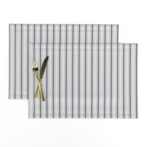 Mini Stressed Blue Denim Mattress Ticking Home Decor Collection Interior Collection denim blue placemat design