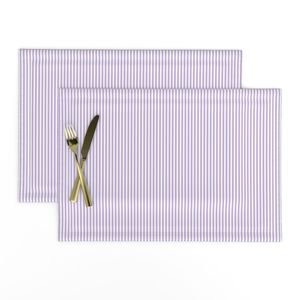 Wisteria Pinstripe in an English Country Garden Design Collection Decor Collection vertical lines placemat design