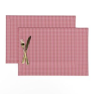 Small USA Flag Red and White Gingham Checks Interior Collection Design Collection usa checks placemat design