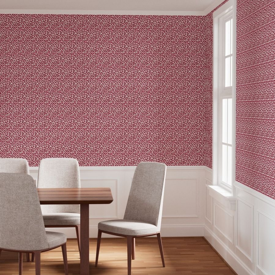 Cranberries on White Wallpaper cranberry red wallpaper