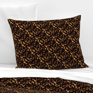 Micro Gold and and Brown Tortoisehell Seamless Repeat Pattern Home Decor Collection Decor Collection tortoise shell pillow sham design