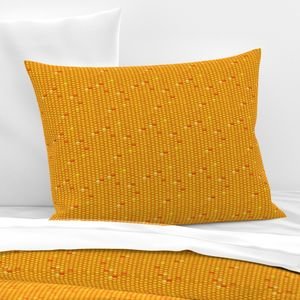 Indian Corn Kernels in Autumn Yellow Orange and Brown for Thanksgiving Design Collection Home Decor Collection thanksgiving corn pillow sham design