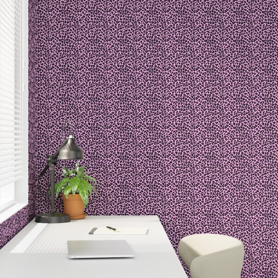 Small Purple Pink Leopard Print Wallpaper purple leopard wallpaper