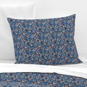 Small Scale Evening Glow - Night Before Christmas Interior Collection Decor Collection beauty evening pillow sham design