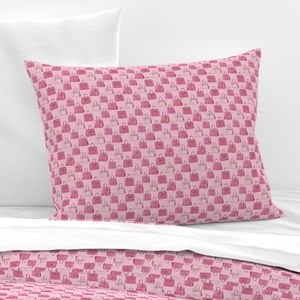 Small Pink Croc Texture Handbag Fashion Repeat Pattern Design Collection Design Collection luxury style pillow sham design
