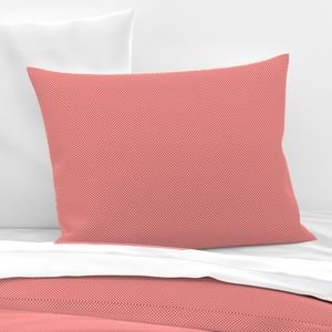 Red Spots on Rose 1/4 Inch Spacing Decor Collection Decor Collection tiny polka dots pillow sham design