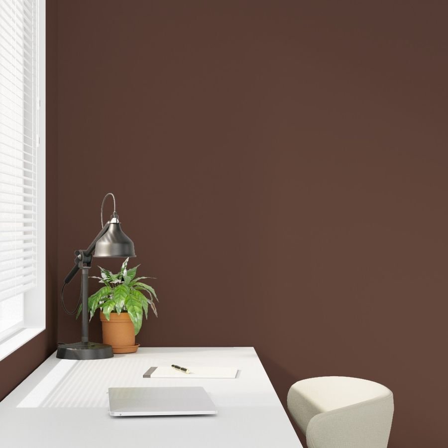 Chocolate Brown Solid Christmas Toile Collection Wallpaper dark brown wallpaper