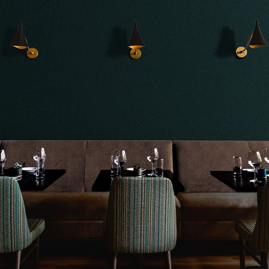 Teal and Black 2 Inch Lattice Wallpaper lattice pattern wallpaper
