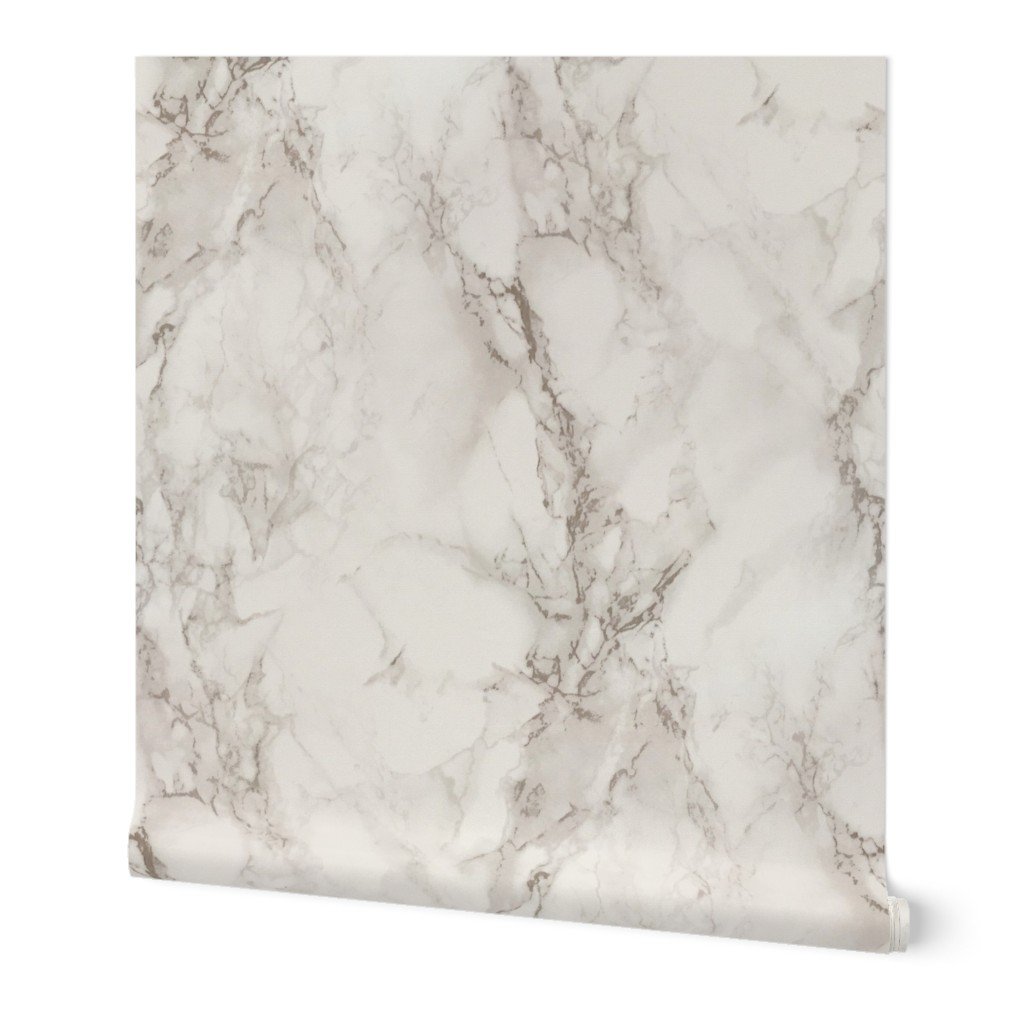 Classic Beige and White Marble Natural Stone Veining Quartz Wallpaper white marble wallpaper