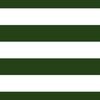 Forest Green and White Jumbo 3-inch Circus Big Top Horizontal Stripes