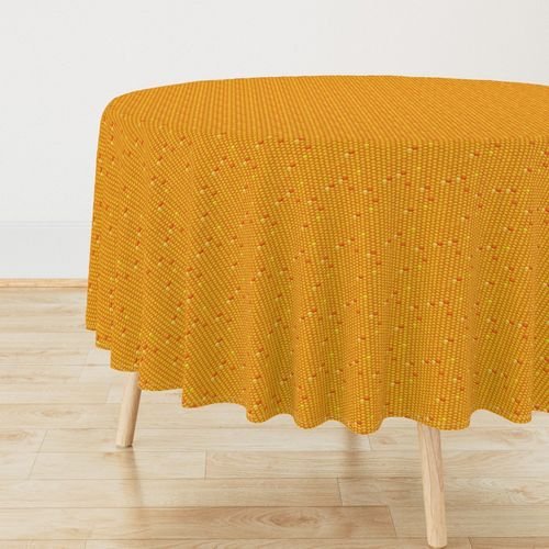 Indian Corn Kernels in Autumn Yellow Orange and Brown for Thanksgiving Design Collection Home Decor Collection brown and orange tablecloth design