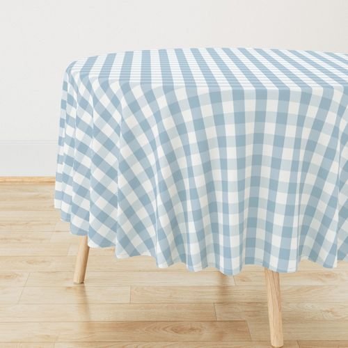 Sky Blue and White French Provincial Winter Gingham Check Home Styling Collection Interior Collection gingham upholstery tablecloth design
